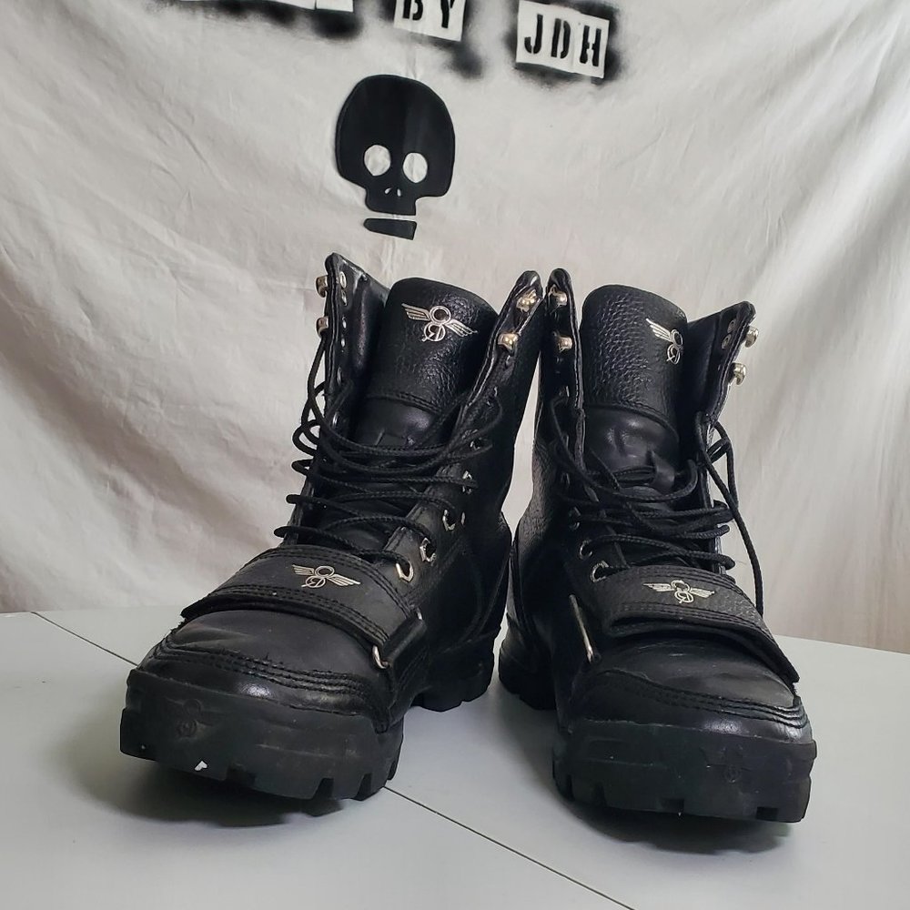 Creative Recreation Black Leather Dio Boot- Mens Size 40EU/ 7 US